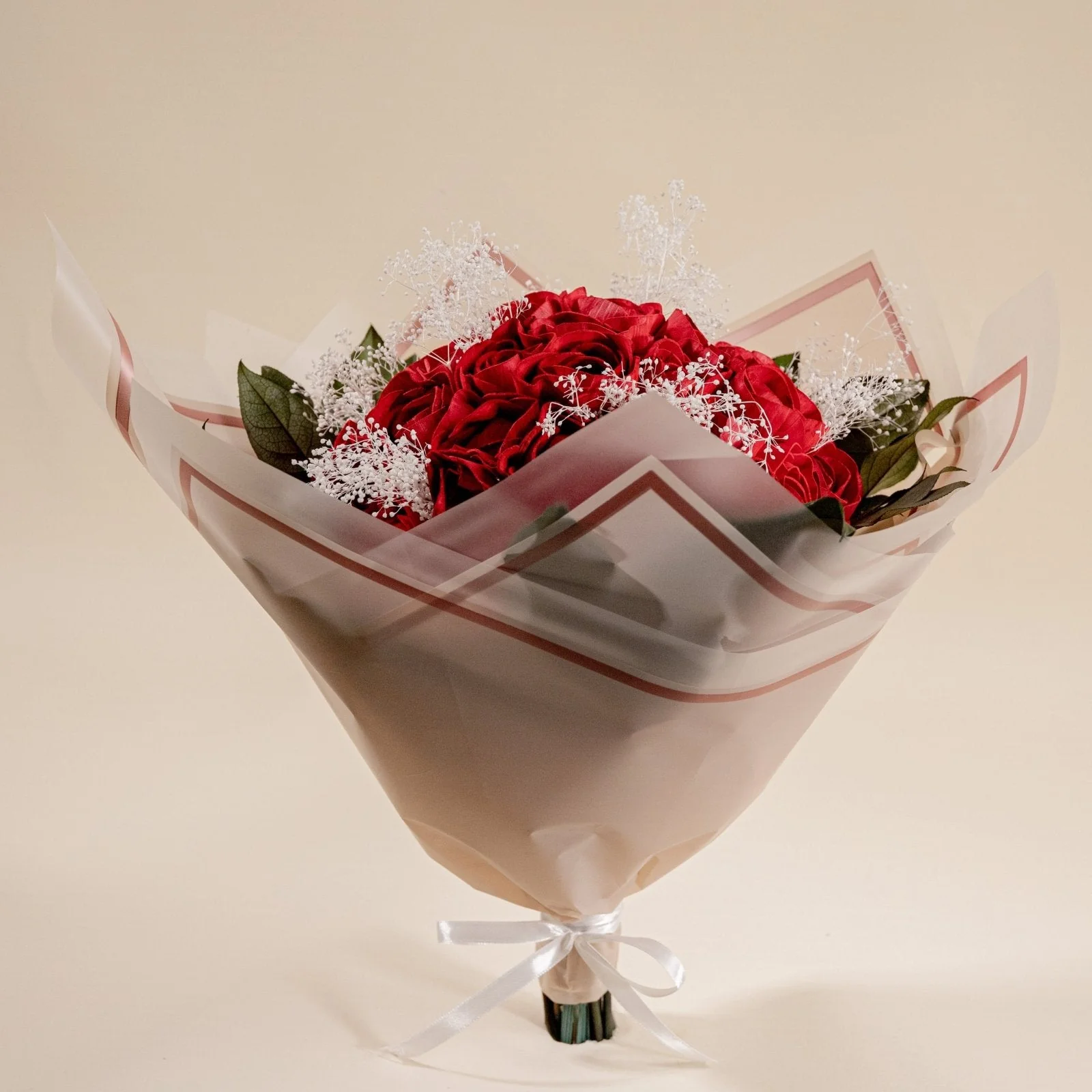 Red Rose Finished Bouquet - Image 6