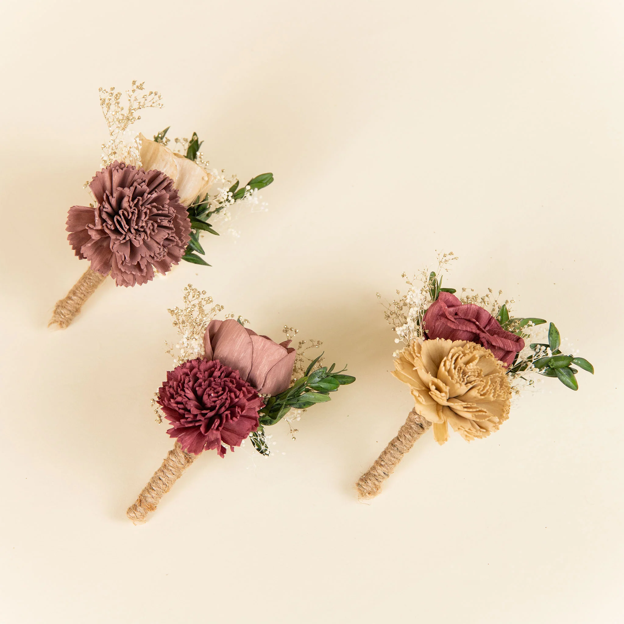 Vintage Vineyard Boutonniere (Set of 3) - Image 2