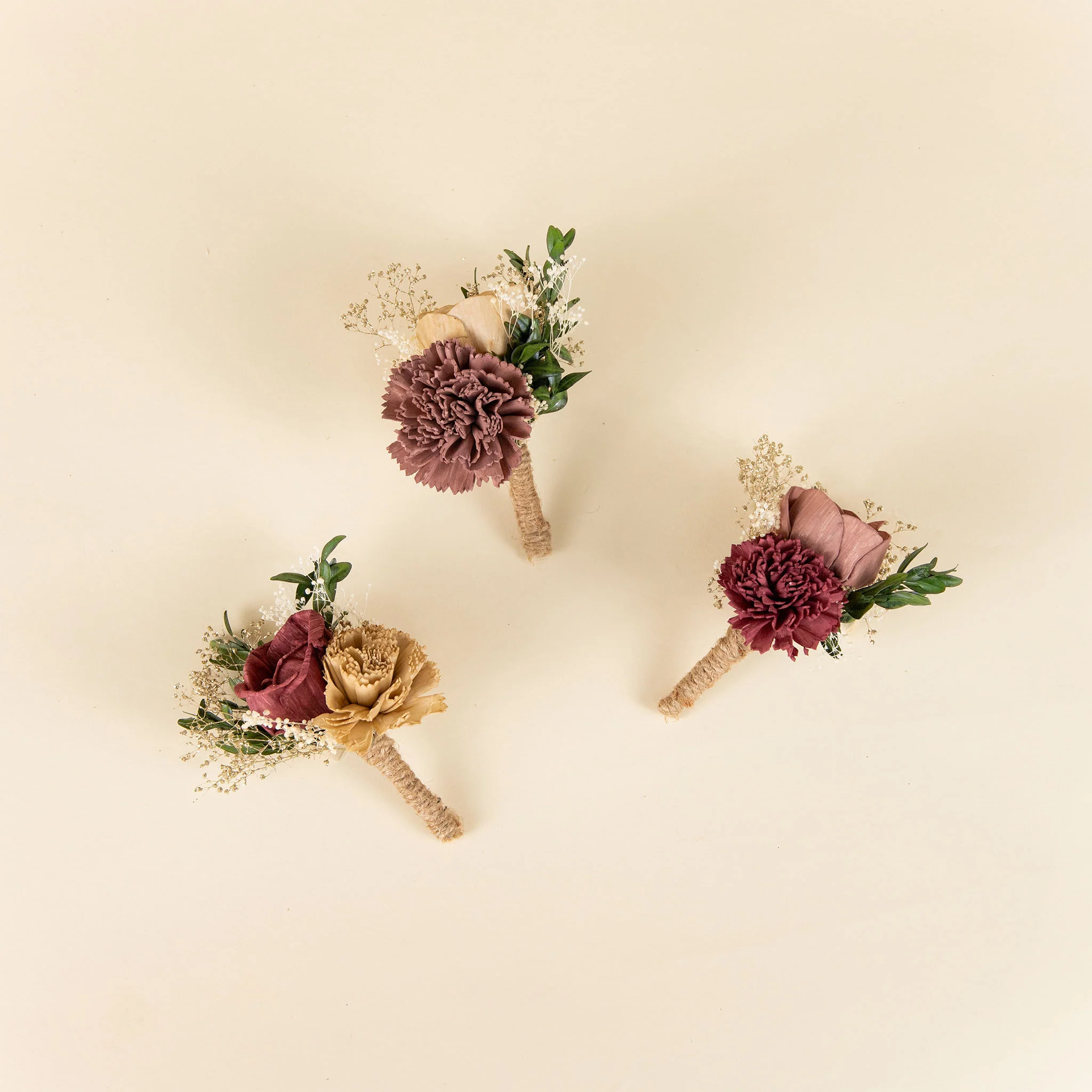 Vintage Vineyard Boutonniere (Set of 3) - Image 3