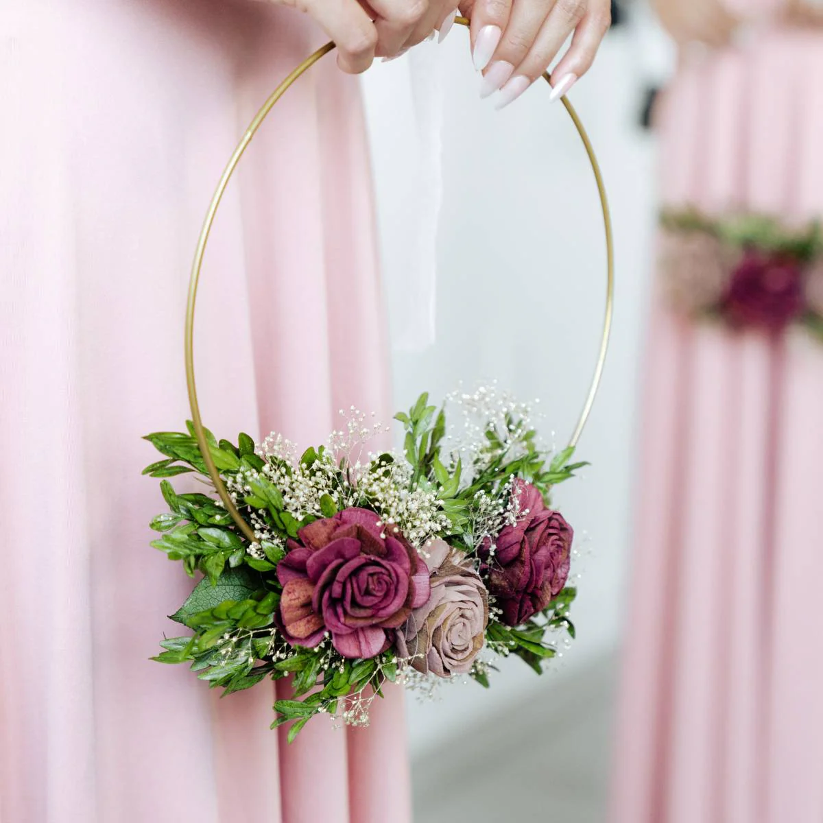 Vintage Vineyard Hoop Bouquet - Image 3