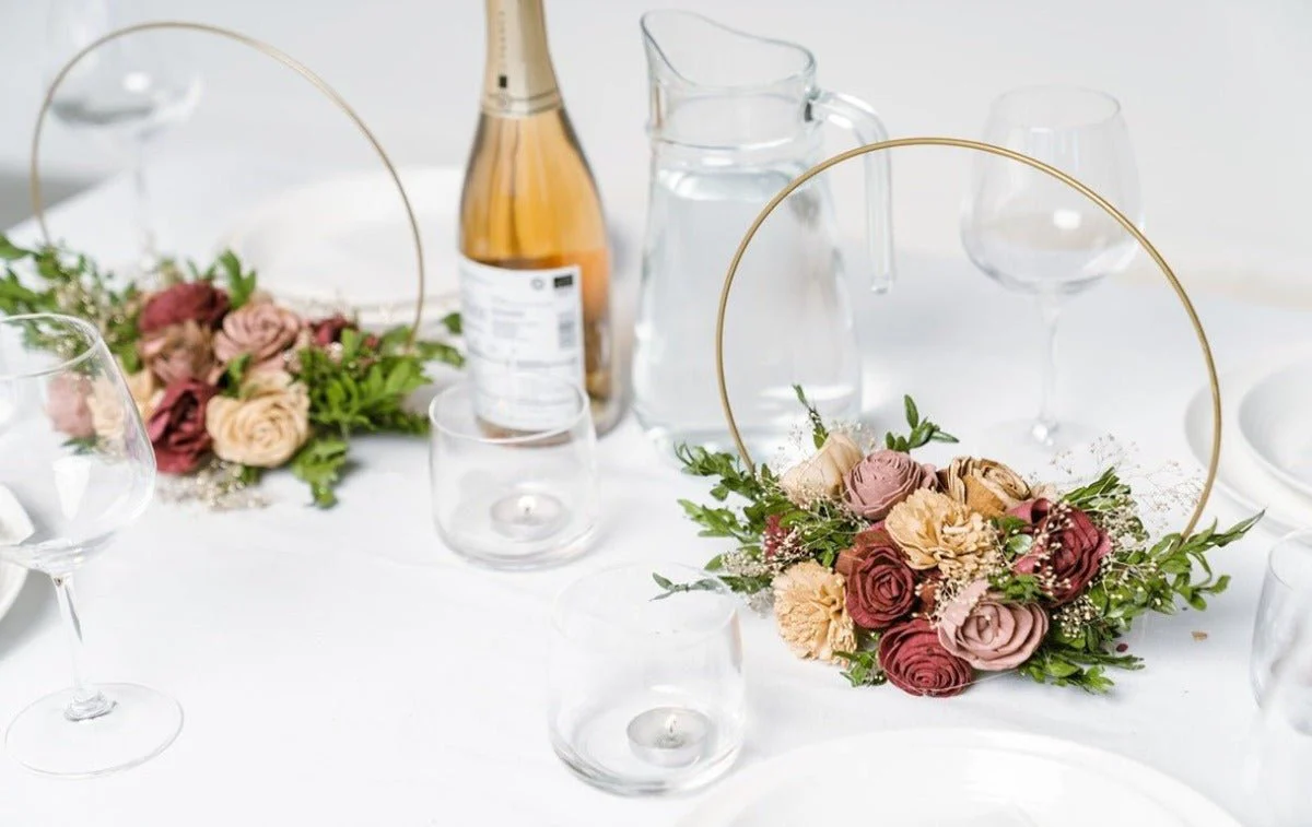 Vintage Vineyard Hoop Centerpiece - Image 2