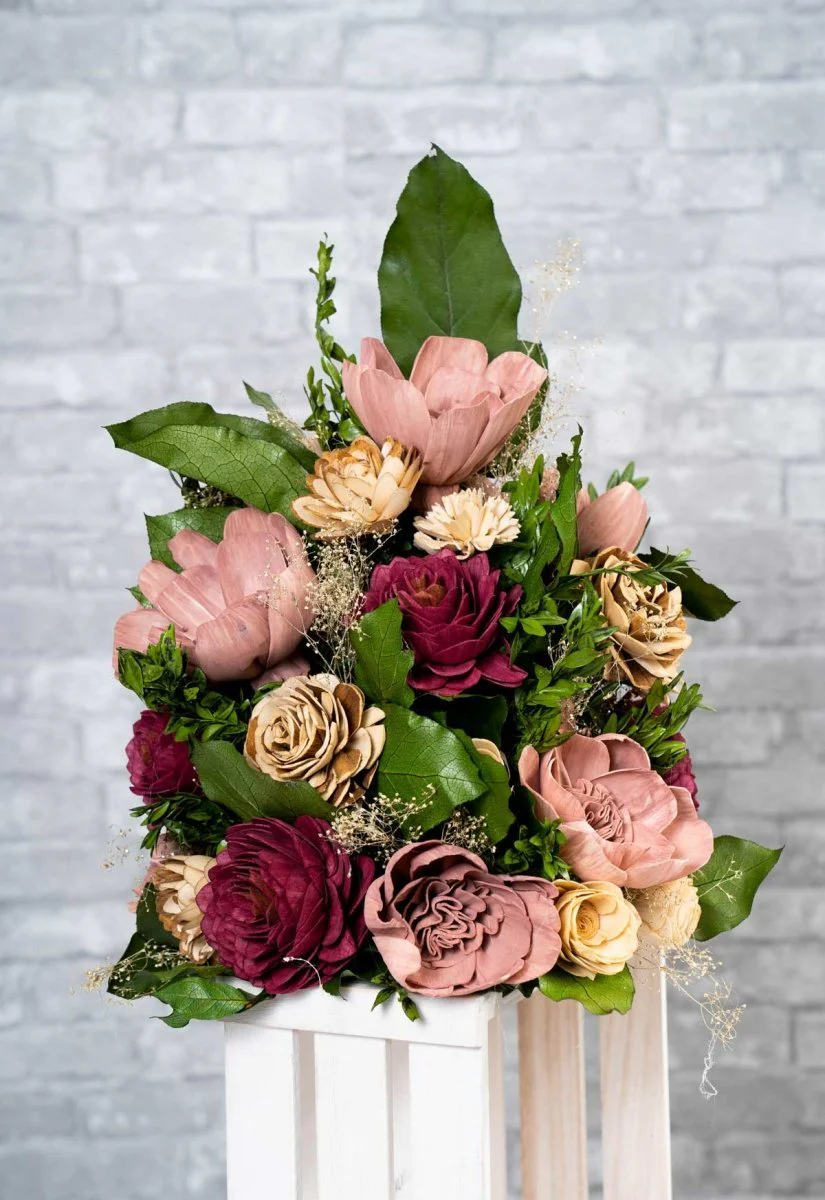 Vintage Vineyard Standing Arrangement - Image 3