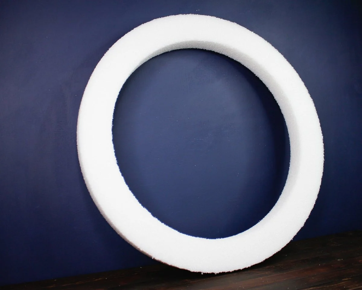 White Foam Wreath (Multiple Sizes) - Image 12