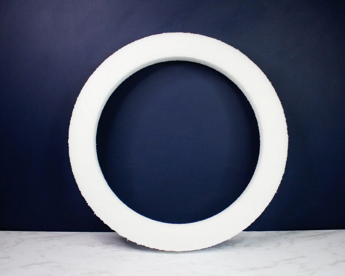 White Foam Wreath (Multiple Sizes) - Image 4