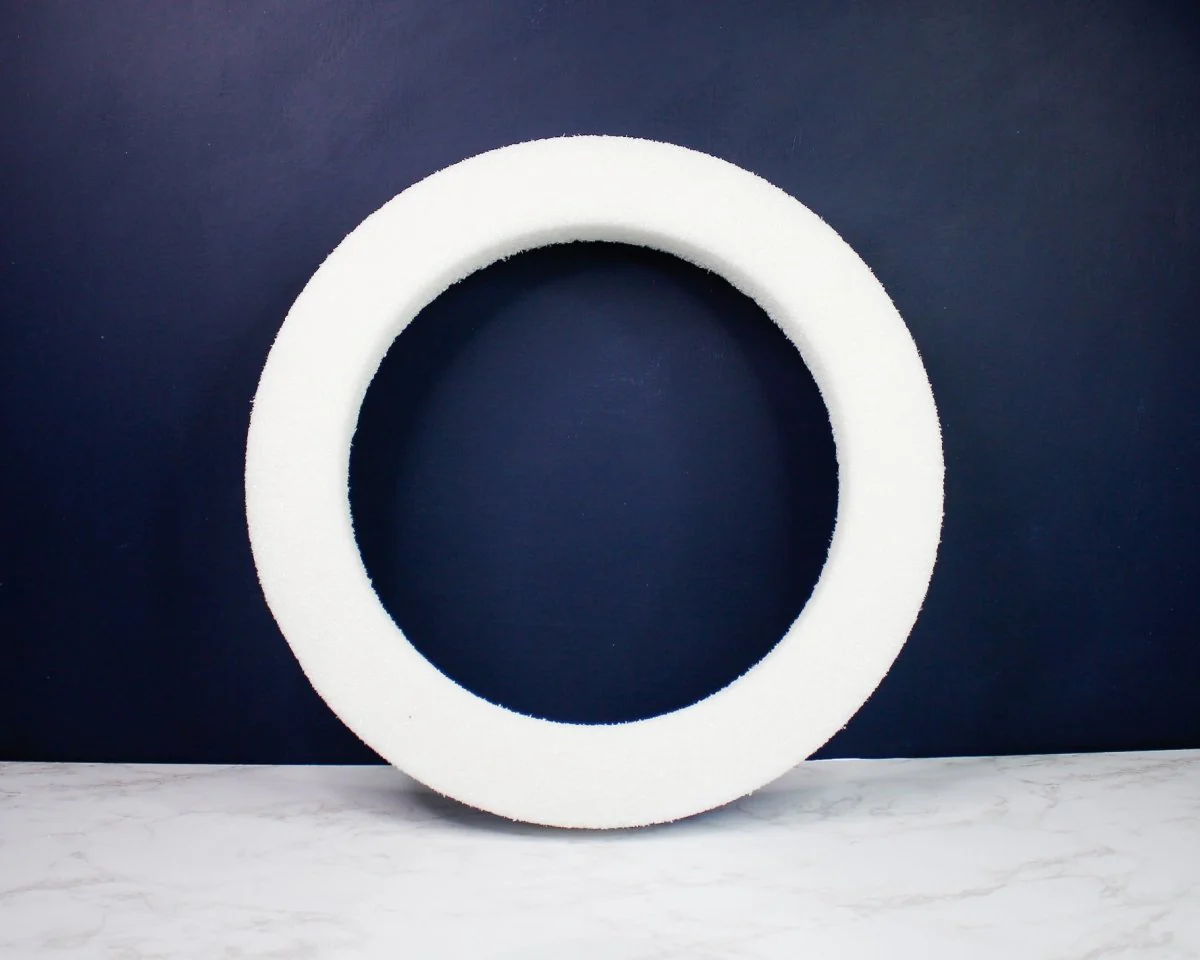 White Foam Wreath (Multiple Sizes) - Image 5