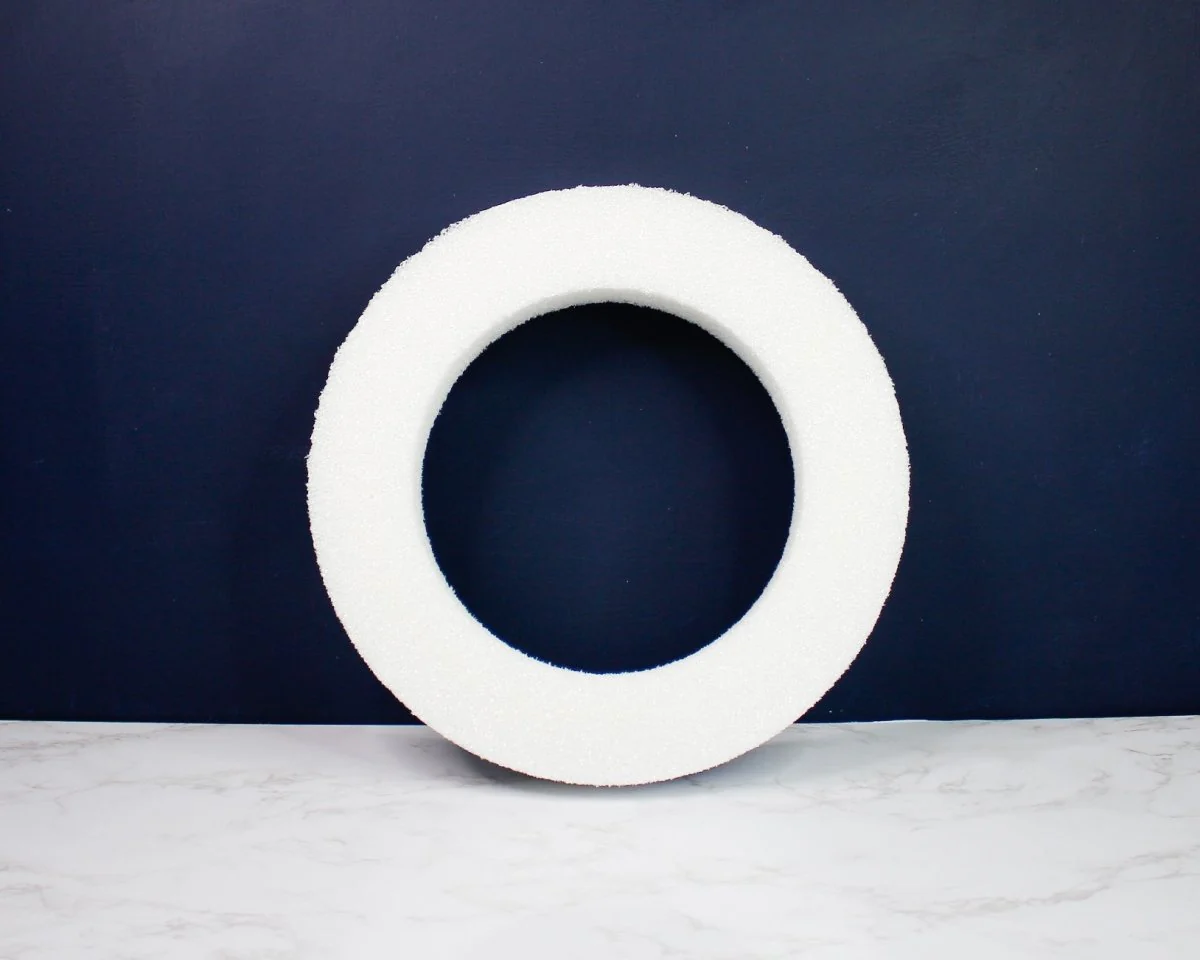 White Foam Wreath (Multiple Sizes) - Image 6