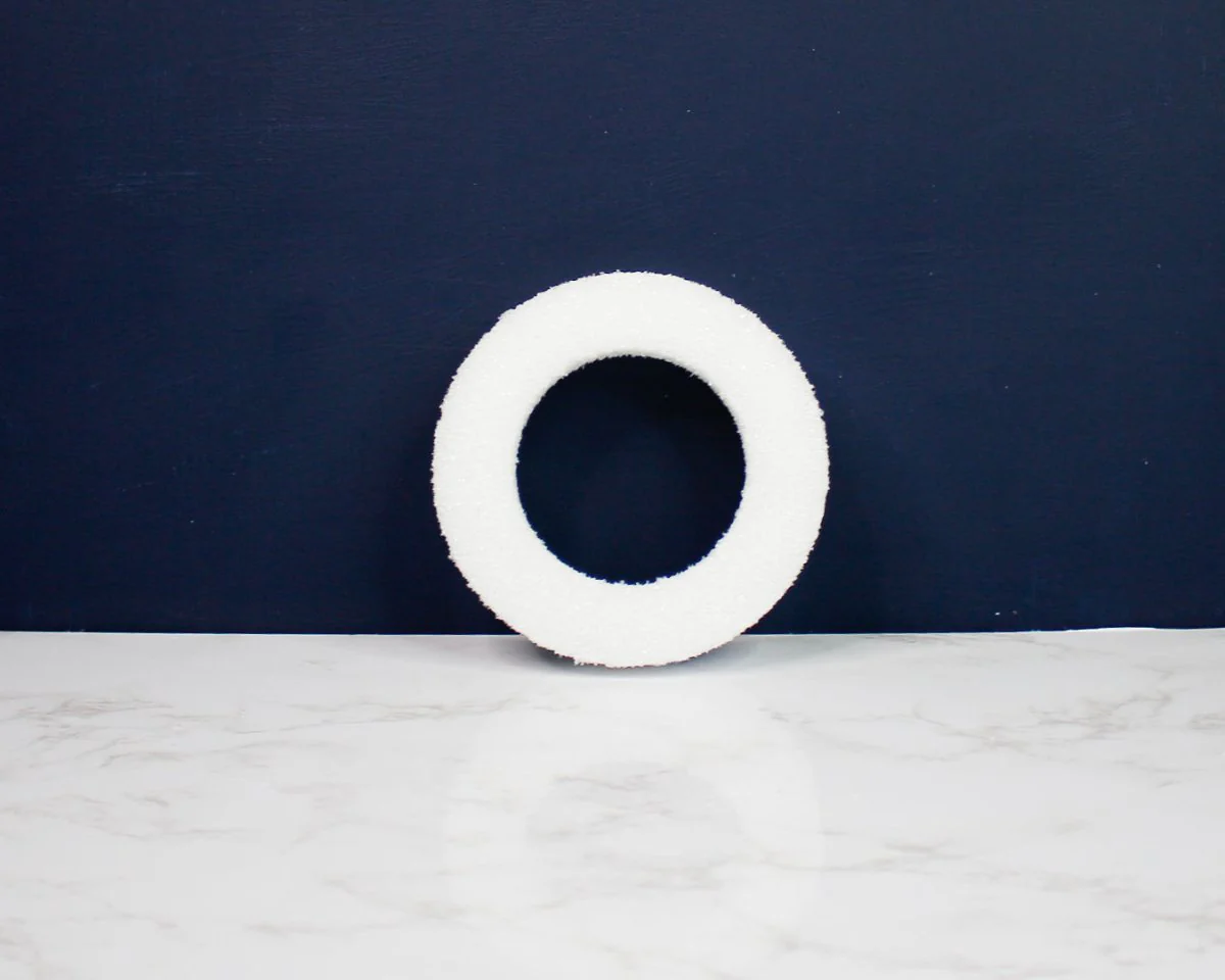 White Foam Wreath (Multiple Sizes) - Image 9