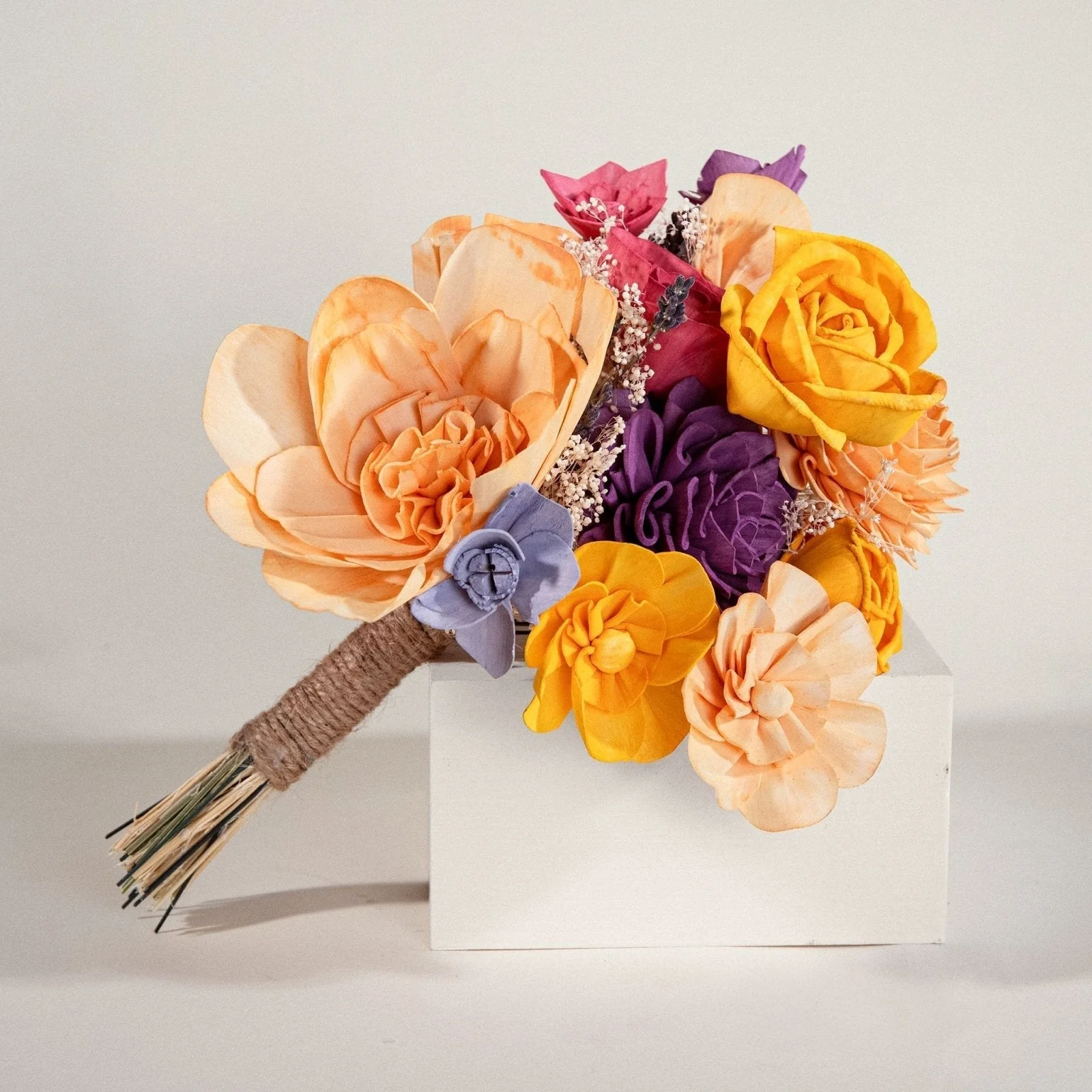 Wild Style Peach Dawn Bridesmaid Bouquet* - Image 3