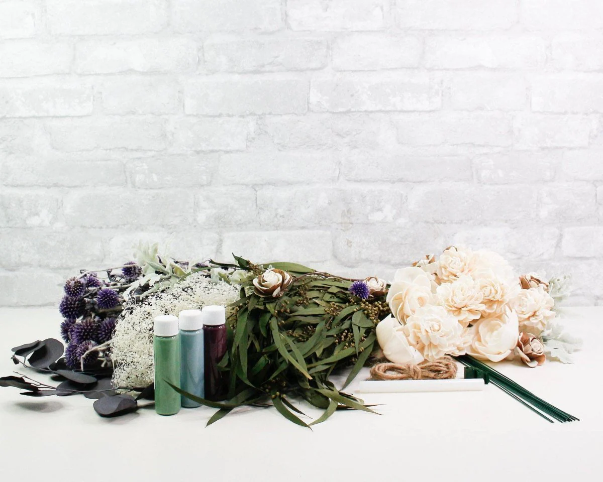 Winter Thistle Bouquet - Image 13