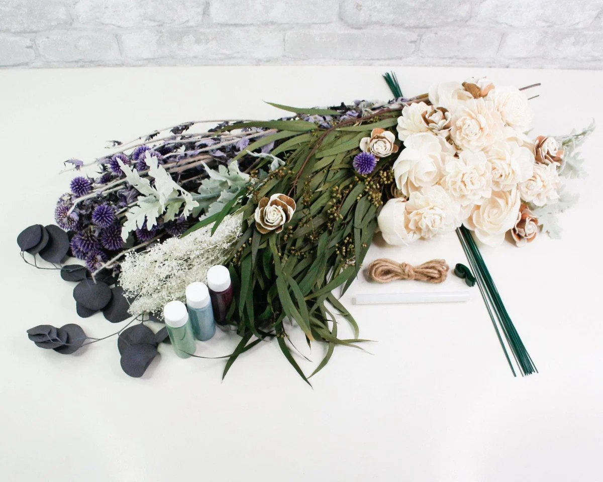 Winter Thistle Bouquet - Image 14