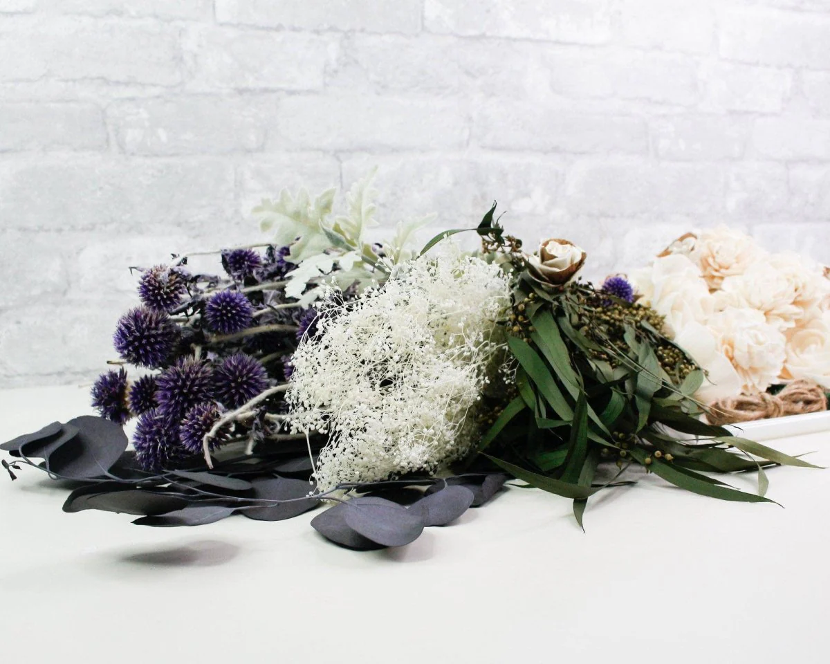 Winter Thistle Bouquet - Image 18