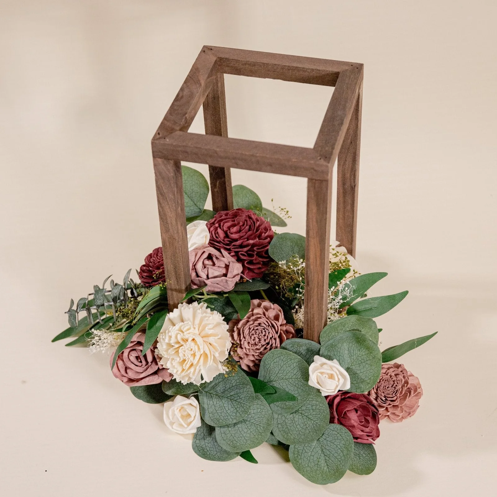 Wooden Flower Lantern - Image 3