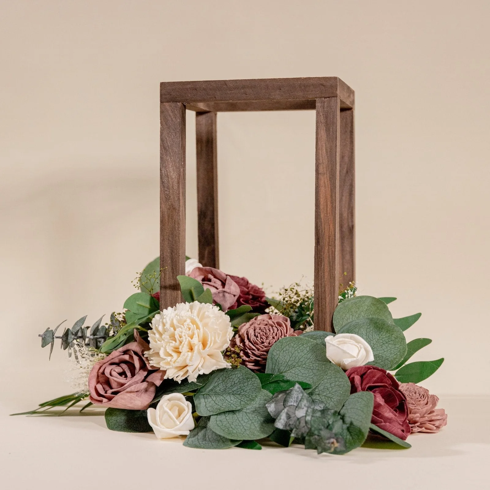 Wooden Flower Lantern - Image 4