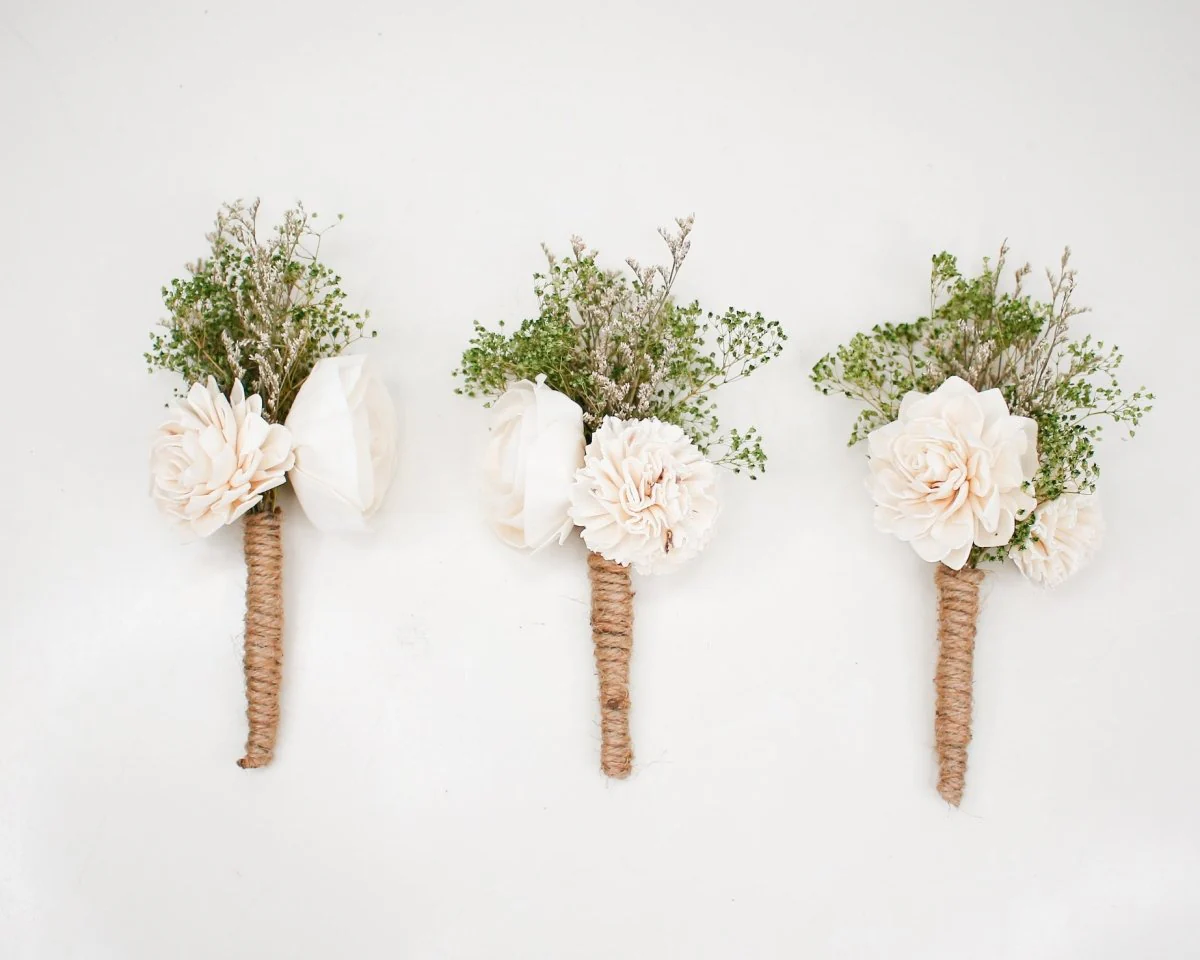 Woodland Boutonniere (Set Of 3) - Image 3