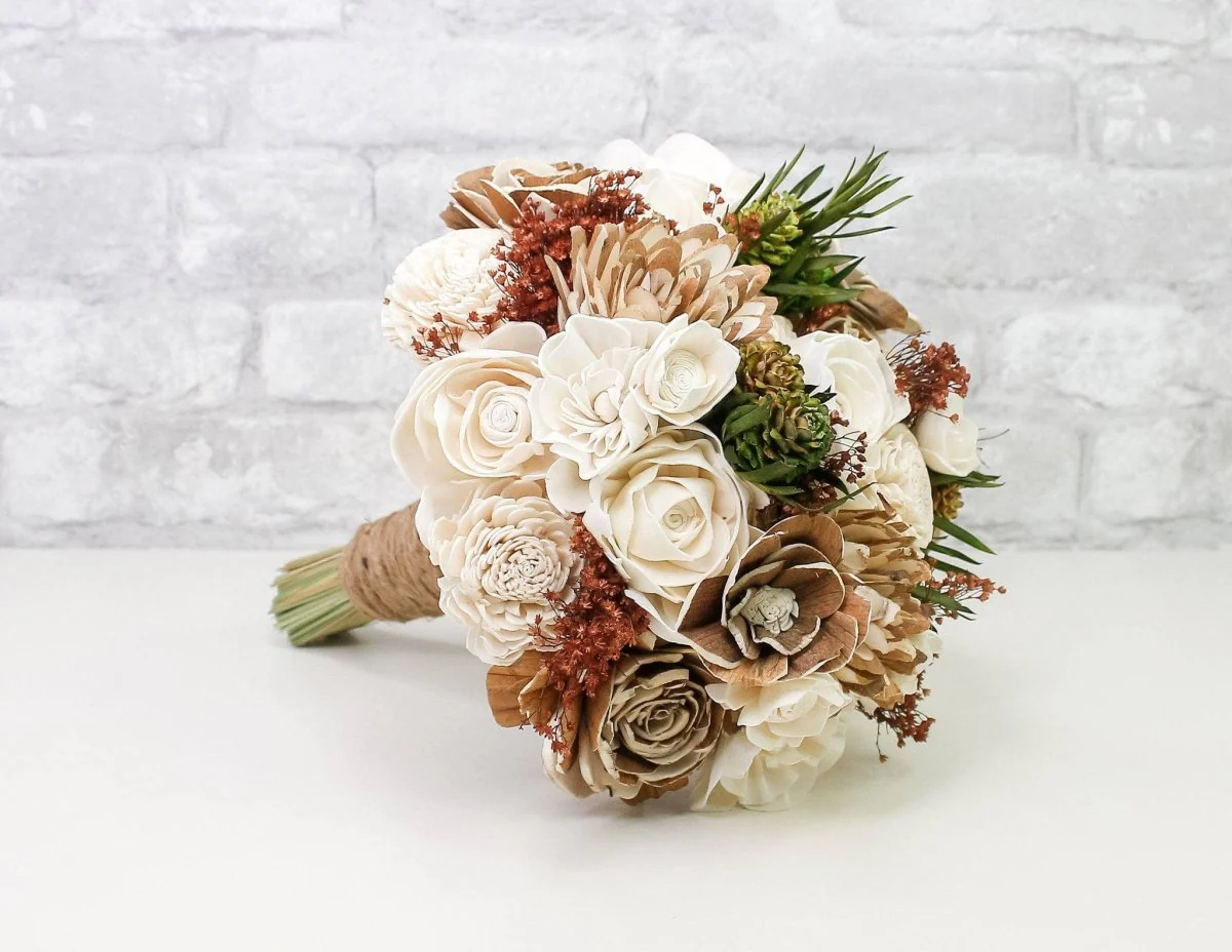 Woodland Bridesmaid Bouquet - Image 2